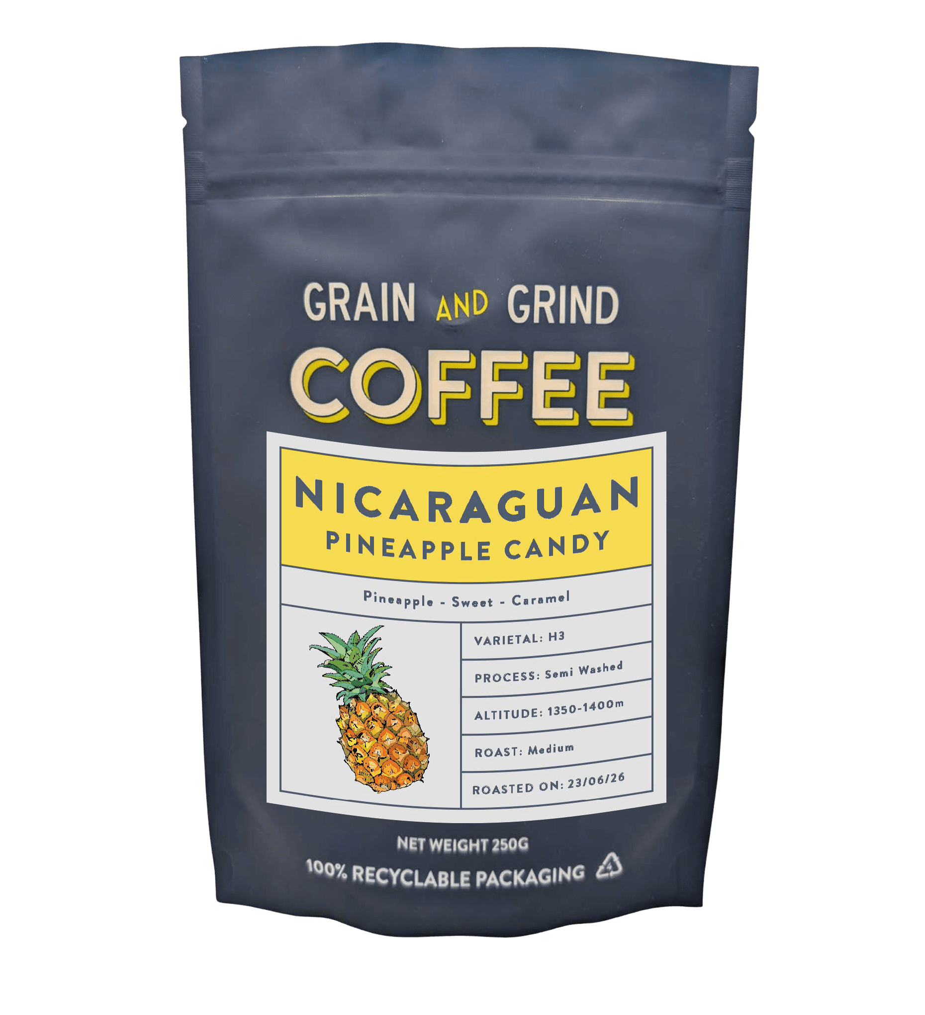 Nicaraguan Pineapple Candy by Grain and Grind