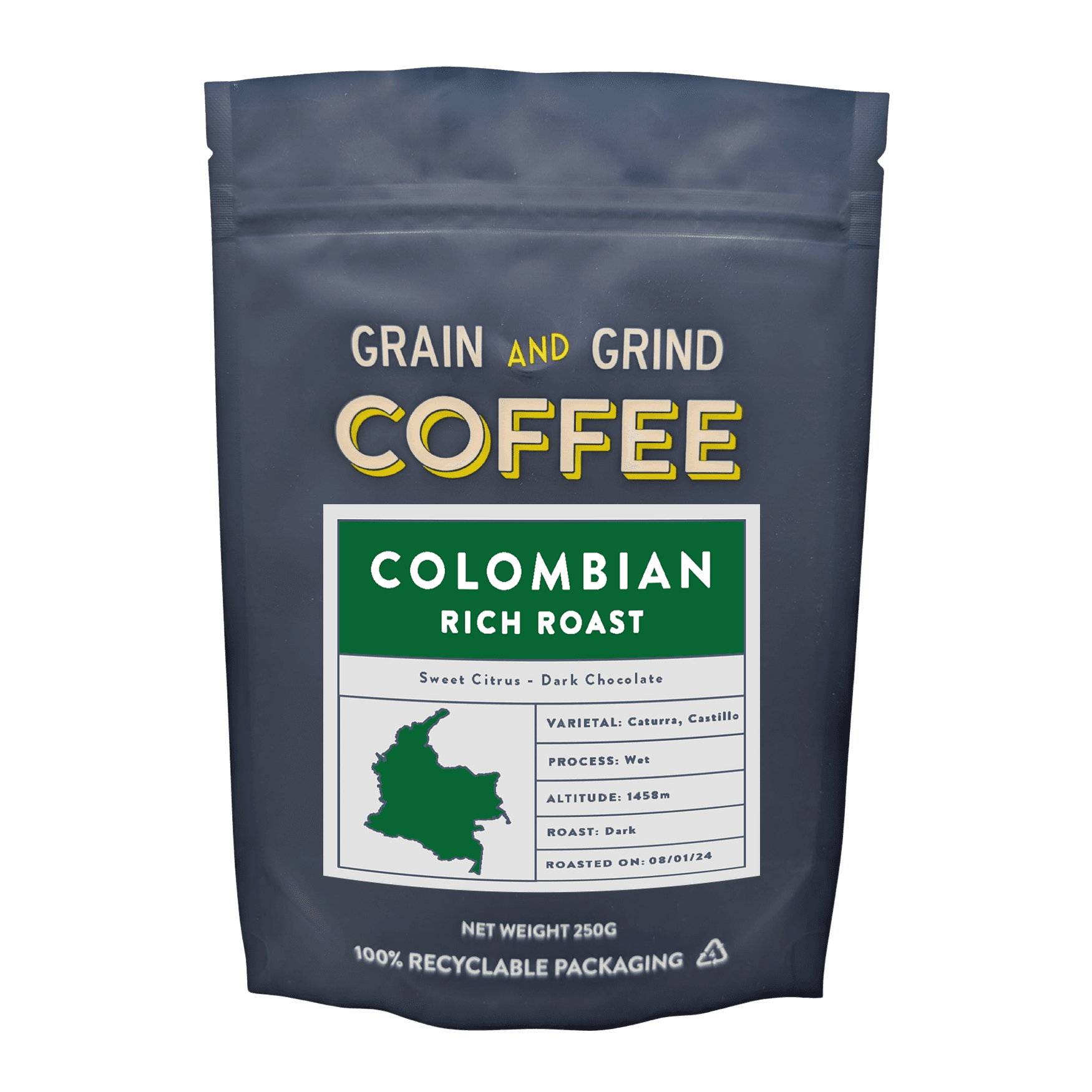Colombian Rich Roast by Grain and Grind
