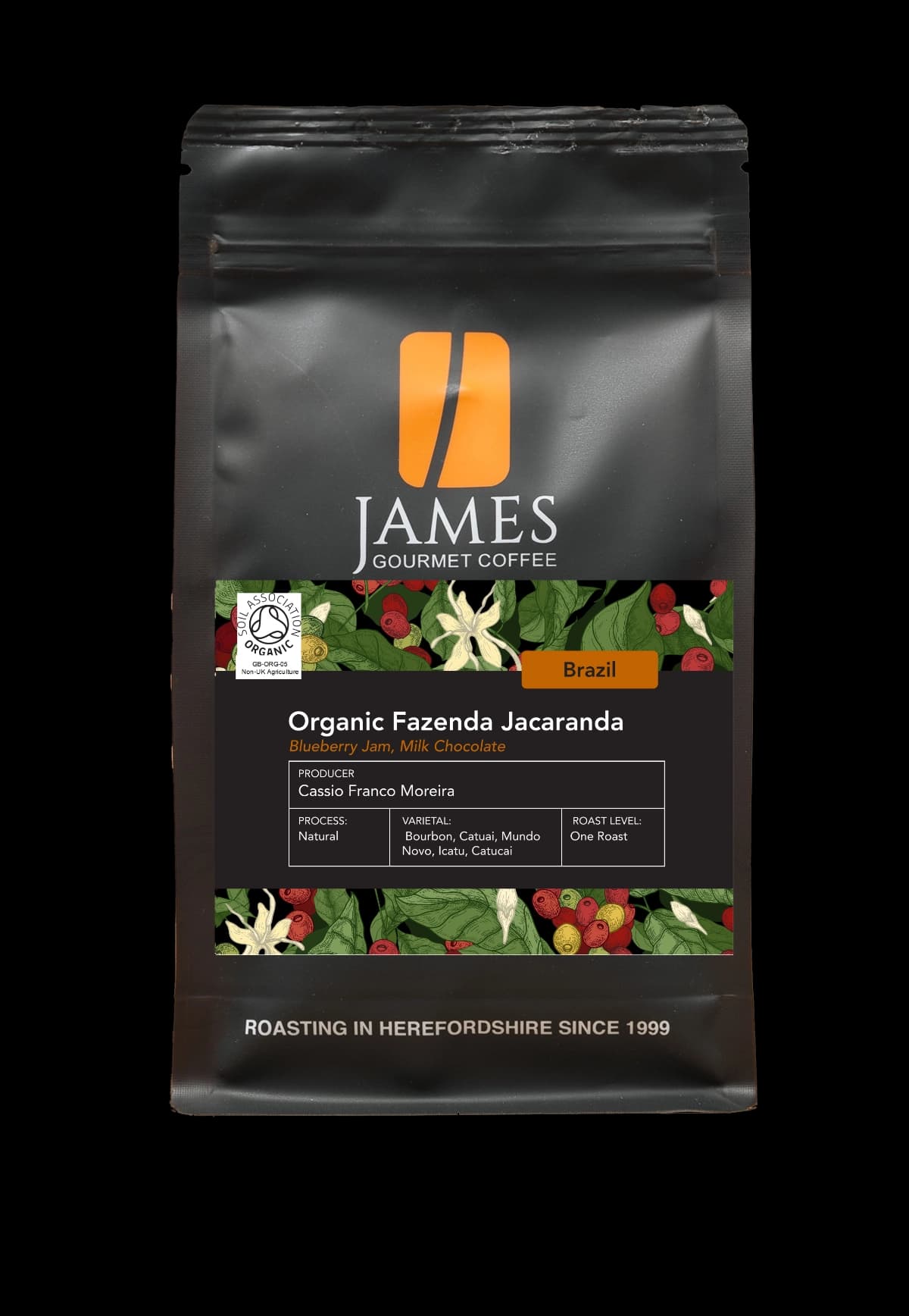 ORGANIC Brazilian Fazenda Jacaranda One Roast by James Gourmet Coffee