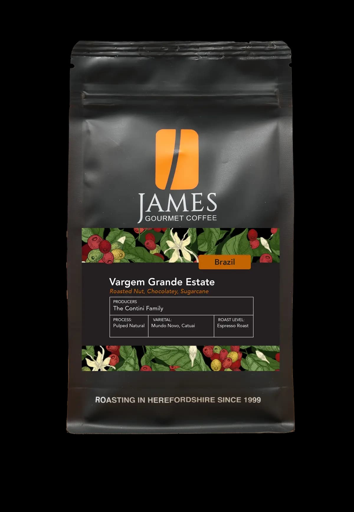 Brazilian Vargem Grande Estate Espresso by James Gourmet Coffee
