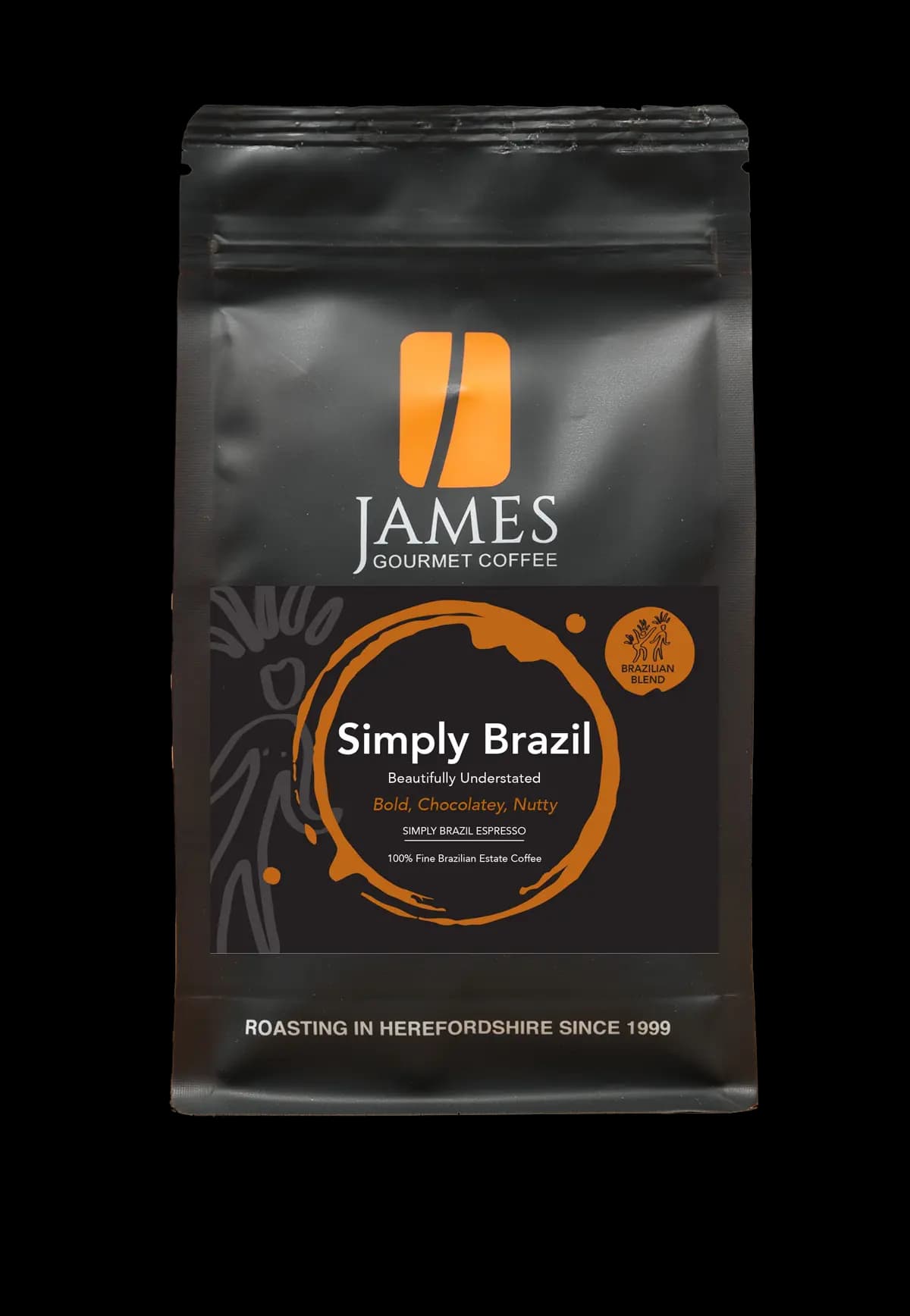 Simply Brazil Espresso by James Gourmet Coffee