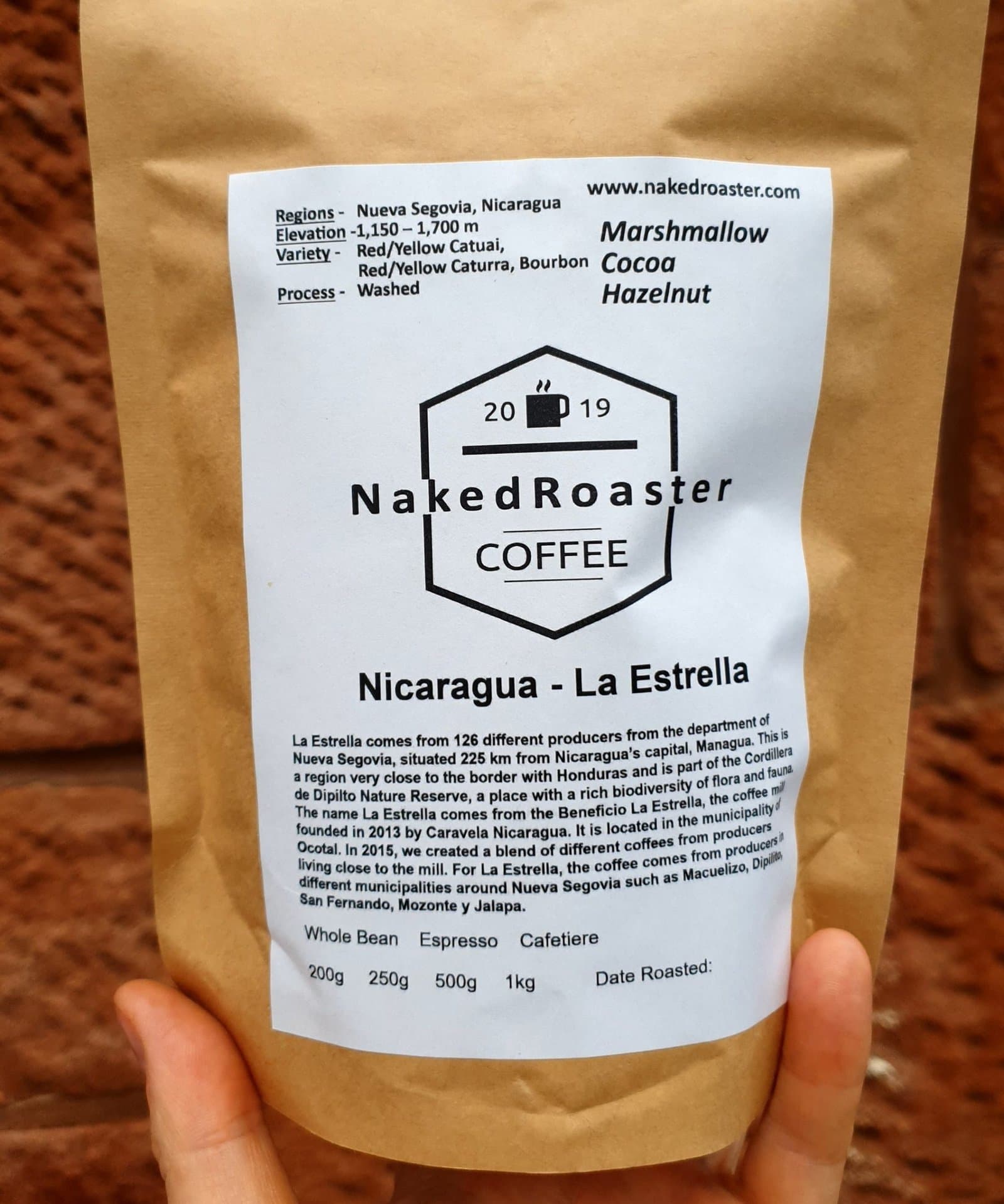 Nicaragua La Estrella by Naked Roaster