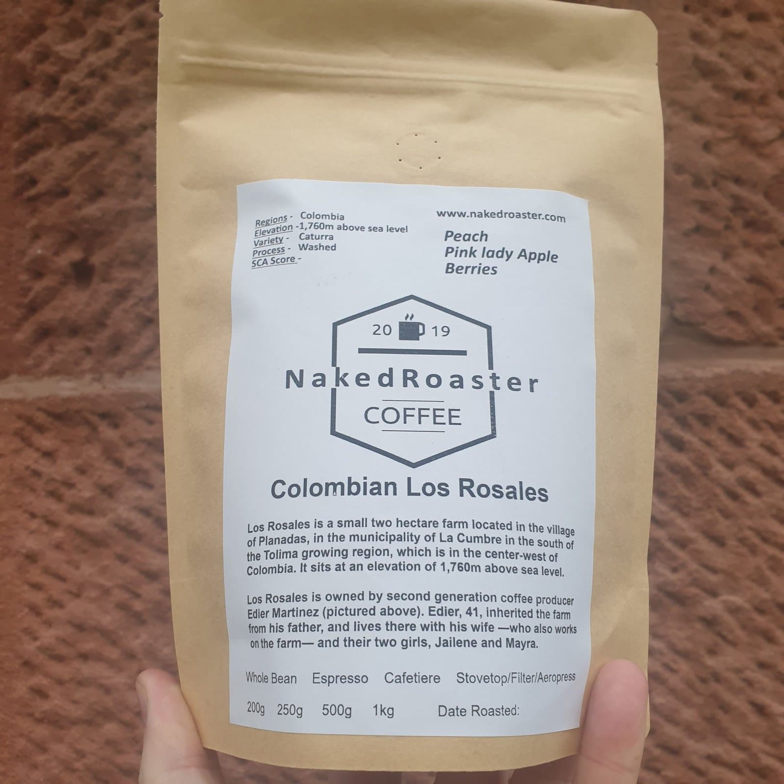 Colombia Los Rosales by Naked Roaster