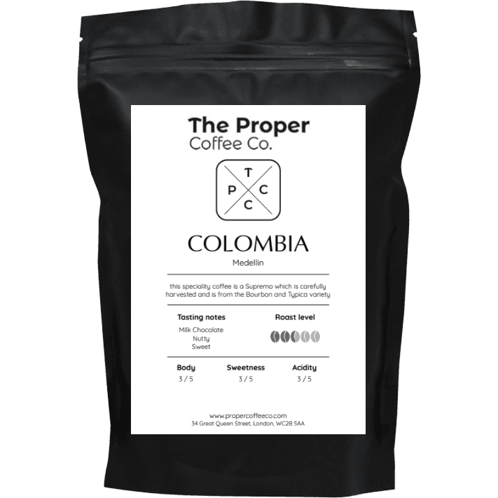 Colombia, Medellin, Single Origin Coffee Beans by The Proper Coffee Co