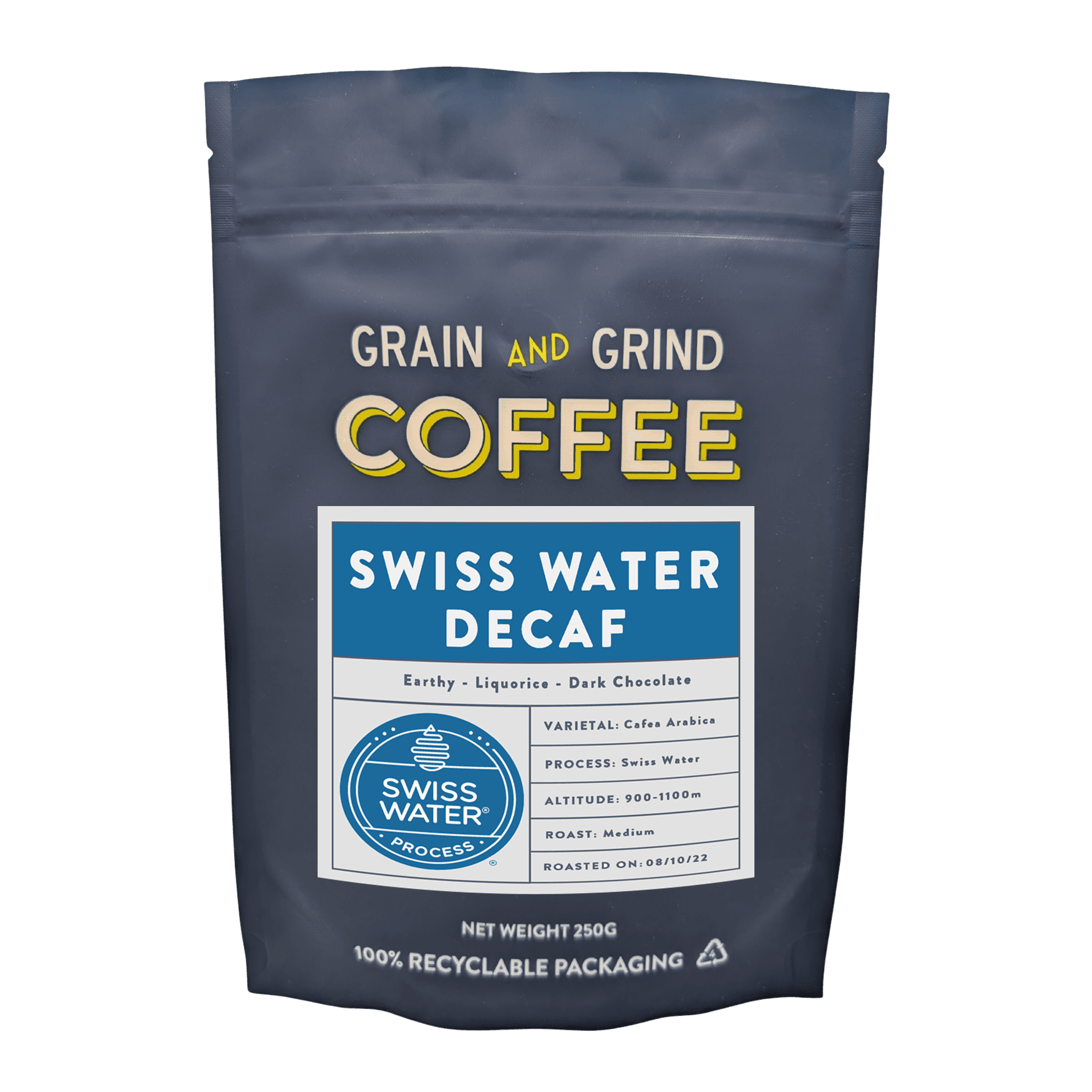 Swiss Water Decaf by Grain and Grind