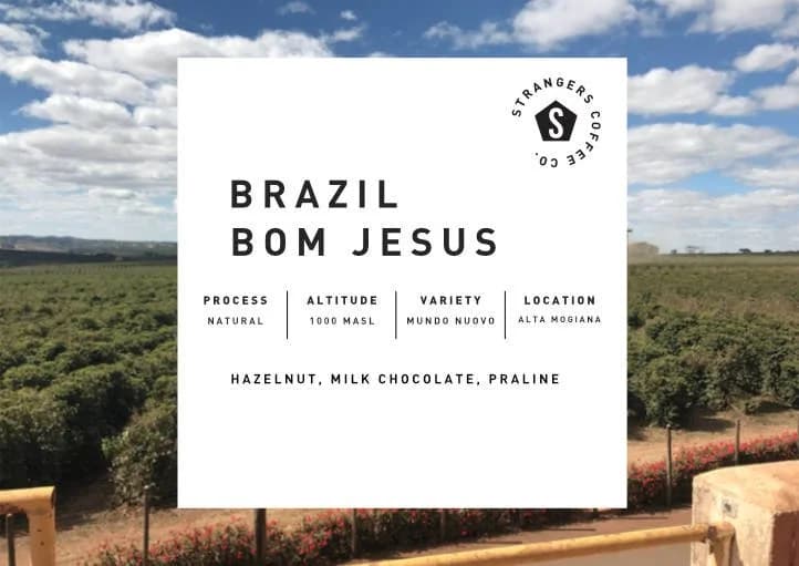 Brazil Fazenda Bom Jesus Natural by Strangers Coffee