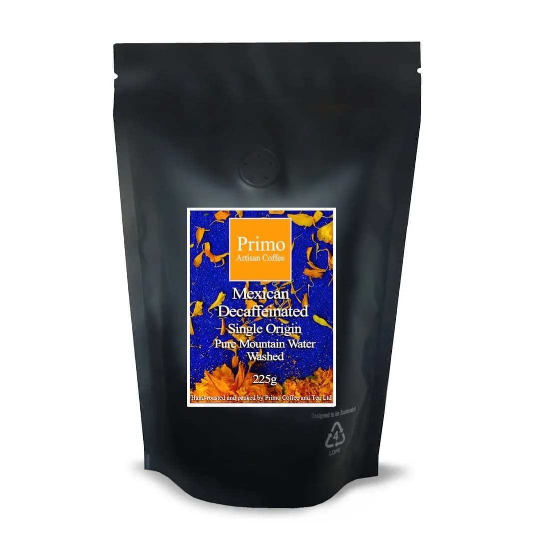 Mexican Decaffeinated Coffee - Pure Mountain Water Washed by Primo