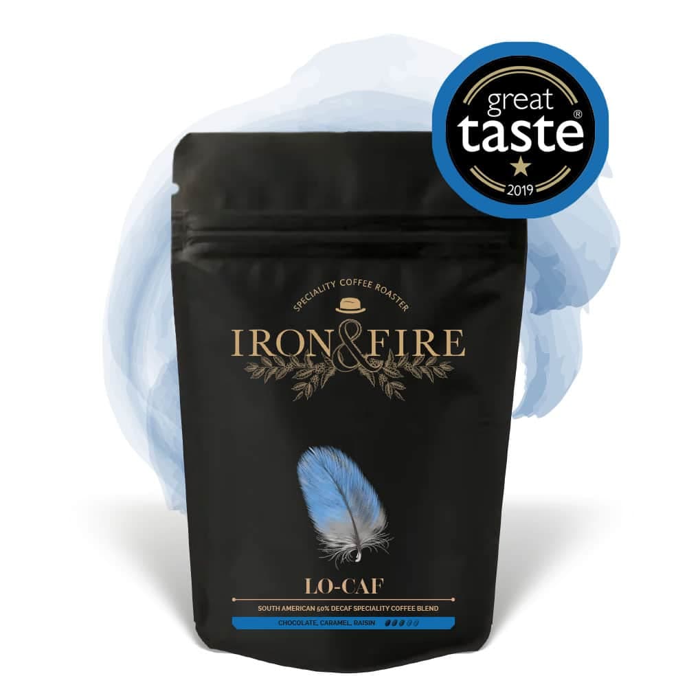 Lo Caf Low Caffeine speciality blend by Iron & Fire